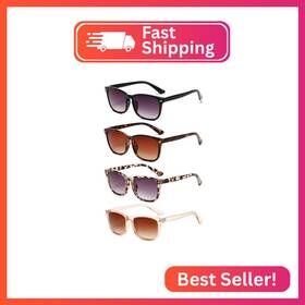 2024d Rlozrn Bifocal Reading Sunglasses For Women - Classic Retro Outdoor Sun Readers
