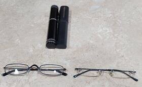 Robert Ross & Co 739042642793 2 Reading Glasses Pairs Black 2.50 And Thin Line Slim