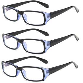 Rongchy 799904222419 3 Prs Distance Glasses Mens Womens Nearsighted Eyewear Classic Style Myopia G