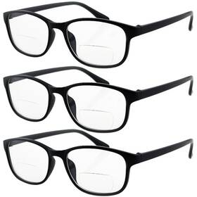 Rongchy 942101972333 3 Prs 1.00 To 4.00 Classic Style Bifocals Reading Glasses Mens Womens Offic