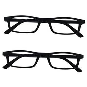 Rr17-1-100 Rowalk Holdings Ltd Ted Reading Glasses For Women Men Lightweight Narrow 2-pack Black 1 X