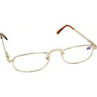 Rts62300 Findingking Gold Colored Half Frame Reading Glasses Magnification Magnifying Tool