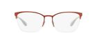 Rx6345-2921-stock Red Square Eyeglasses 8053672686227