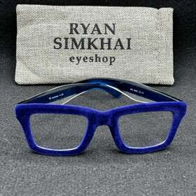 3835-110323-24 Ryan Simkhai Rs4082 C2 1.25 Bi-focal Blue Felt On Lens Frame Not Arms Vgc