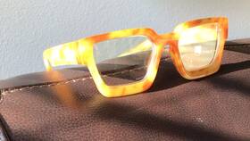 Rs4012 Ryan Simkhai Golden Tortoise Square Reading Glasses 2.50