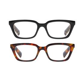 1.75x Rz By Rachel Zoe 680358021614 Womens Cateye Reading Glasses Magnification Black And