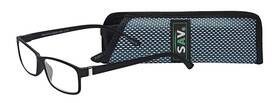 5030 Sav 842894102220 Eyewear Mens Flex 2 Black Reading Glasses 1.5