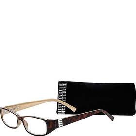 E9092r-300-240 Sav Eyewear Womens Victoria Klein Crystals 9092 Demi Rectangular Reading Glasses