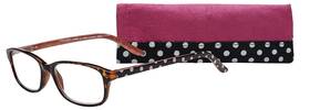 9082 Sav Eyewear 842894103562 Womens Victoria Klein Pink Square Reading Glasses 33 Mm 2.25