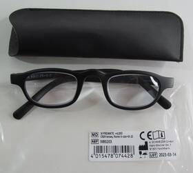 Iv80203 Schweizer Iv Prismatic Reading Glasses 6.00 Cr39 43-25 Frame Germany