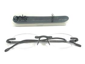 49-18-135 Scojo 75120 New York Reading Glasses 2.00 Gels Frosted Stone Gray