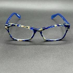 8771-011925-19.95 Scojo Elizabeth St. 1123 1.50 Reading Glasses Blue Granite Used