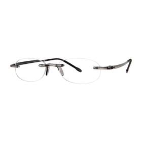 J.77122.1.25 Scojo Gels Reading Glasses Lightweight Rimless Pit Stop Grey 2.25