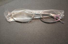 71322 Scojo New York Gels Crystal Reading Glasses 2.25 Rimless Clear With Case