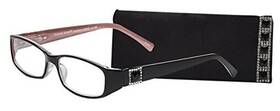 E9092s-150-650 Select-a-vision Eyewear Womens Victoria Klein Crystals 9092 Pink Rectangular Reading