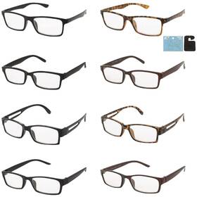 Spu4asst Shark Eyes Assorted Plastic Reading Glasses Pack Of 12