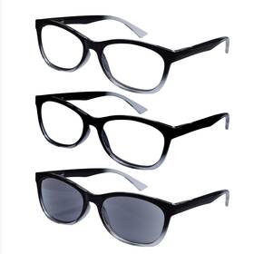 Shunxi 747781700568 One Power Glasses Reading Sunglasses Quality Spring Hinge Readers Auto Focus
