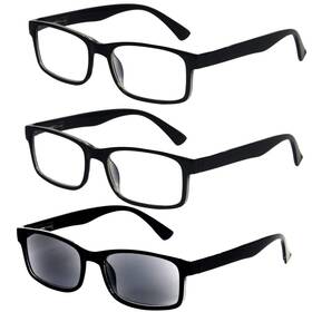 Shunxi 747781700742 One Power Glasses Reading Sunglasses Quality Spring Hinge Readers Auto Focus