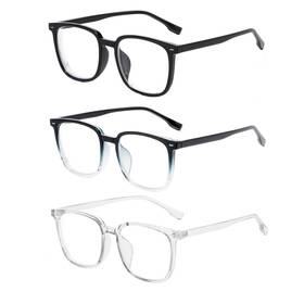 Shunxi 797387248070 3 Pack Distance Nearsighted Glasses For Men Women Anti Blue Light Nea