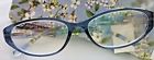 Sight Station Reading Glasses Coordinating Case Blue Spring Hinges Nwt