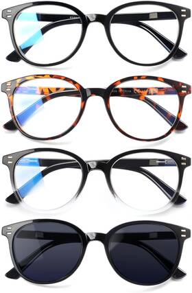 Sigvan 445051612674 3 Pack Reading Glasses Spring Hinge Stylish Readers Black/tortoise For Men And W