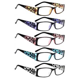 B08tggsqvh Sigvan 5-pack Spring Hinge Reading Glasses Rectangular Fashion Quality Readers For Men