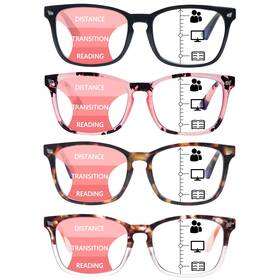 B0ch8cfpqq Sigvan 4-pack Progressive Multifocus Reading Glasses Men Women Blue Light Block