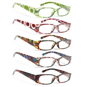 B0dd33kqm9 Sigvan 5-pack Spring Hinge Reading Glasses Rectangular Fashion Quality Readers 1