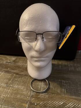 Simply Specs 193033089781 Men S Reading Glasses With Case 2.00