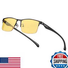 B0fp2mm9ny Skyoak Night Vision Bifocal Reading Glasses Men Tr90 Metal Frame 2.50