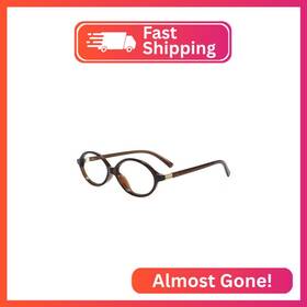 00184502 Slocyclub Fashion Oval Blue Light Blocking Glasses For Women Men Vintage Sm