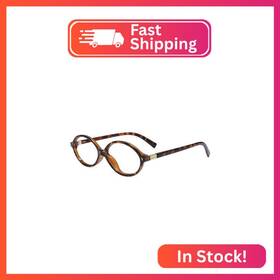 00184504 Slocyclub Fashion Oval Blue Light Blocking Glasses For Women Men Vintage Sm