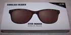 Sm-005 Steve Madden Sunglass Reading Glasses Tortoise Cloth Case New