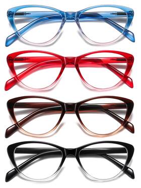 B0c8jckxl9 Soctick Cat Eye Reading Glasses Women Blue Light Blocking Readers 3.5 Comfort
