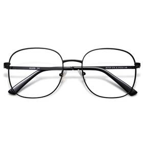 Sj1137c10 Sojos Classic Square Blue Light Blocking Glasses For Women Men Middle Black