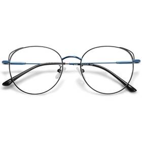 Sj5027c7 Sojos Cat Eye Blue Light Blocking Glasses For Woman Middle Black&blue