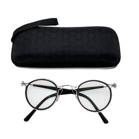 Gd001lhbs2 Southood Round Steampunk Retro Silver Metal Frame Reading Glasses 3.0 Mag