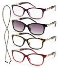Specs New 2.00 Elegant Style Extra Clear Vision Reading Glasses Pack Of 4 732066336754