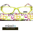 39.99miasto Specs Womens Nwt Classic 1.00 99miasto Designer Reading Reader Glasses Green