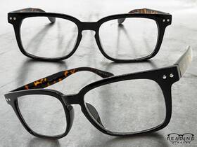 540695 Spexx Eyewear Classy Elegant Vintage Retro Style Reading Eye Glasses Readers Black Frame 1.50