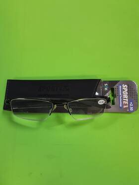 Ar4145-205 Sportex Advanced Technology 2.50 - Black Thin Frame Ar Lens