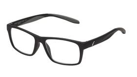 Ear4163-275-020 Sportex Mens High Performance Gray Reading Glasses 2.75x With Case