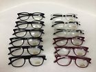 Spring Plastic 1.25 Hinge Reading Strength Frame Glasses 12 Pairs Prices