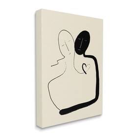 Stupell Industries 196216128338 Together Romantic Couple Embrace Modern Minimal Linework Designed By Atelier