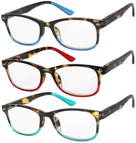 Success Eyewear 744881475488 Reading Glasses Set Of 3 Great Value Spring Hinge Readers Men