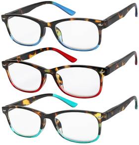 Success Eyewear 811388035177 Reading Glasses Set Of 3 Great Value Spring Hinge Readers Men