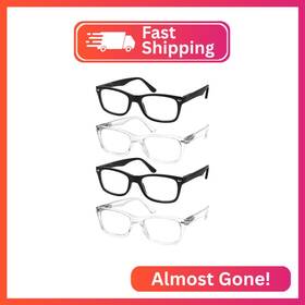 Sc-7092 Success Eyewear Sc-7092- Reading Glasses Set Of 4 Quality Readers Spring Hinge Fo