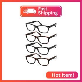 Sc-7093 Success Eyewear Sc-7093- Reading Glasses Set Of 4 Quality Readers Spring Hinge Fo