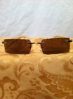 Bsr25 Sun 1.00 Rimless Reader Georgio Bamboo Caponi Used Eyewear Box