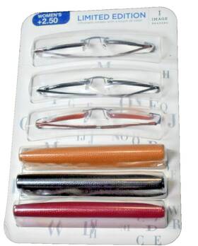 Sun Optics 035256020113 Womens Limited Edition 2 .50 Image Readers &carrying Cases Scratch Resistant